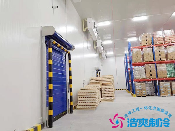 4000平方米生鮮物流倉儲冷庫建造