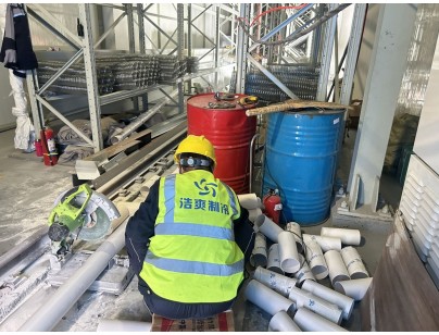 山東綠葉制藥6900立方米自動(dòng)化高架陰涼庫(kù)建設(shè)工程案例